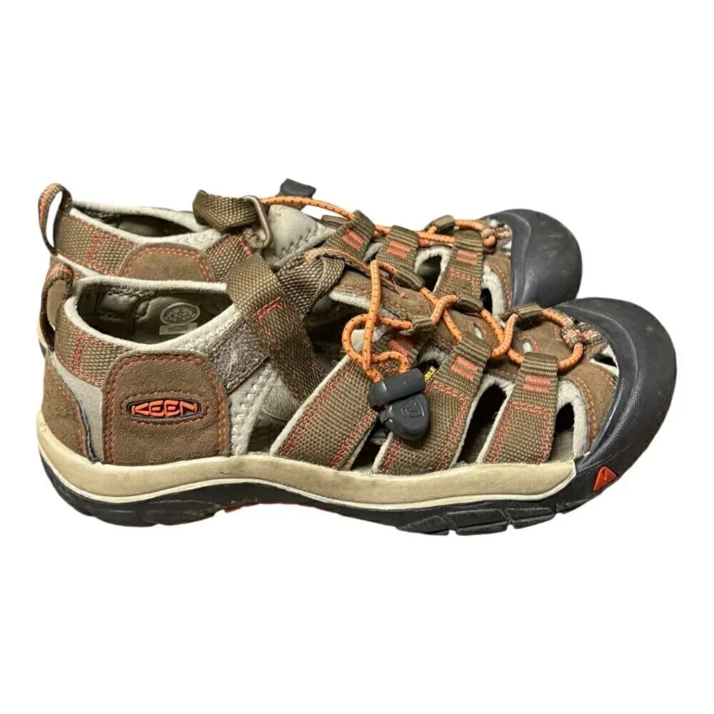 Keen Sandals Kid's Size 4‎ Newport H2 Outdoor Hiking Brown